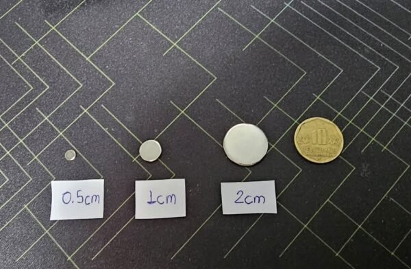 Imanes de NEODIMIO de 10x2 mm - Pack 25 unidades