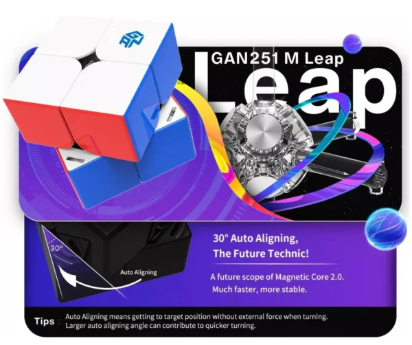 GAN 251 M LEAP UV (Magnetic, Ball Core, UV Coated)