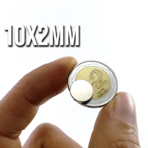 Imanes de neodimio 10x2mm (Pack 20 unidades)
