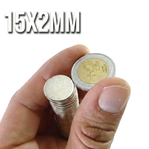 Imanes de neodimio 15x2mm (Pack 10 unidades)