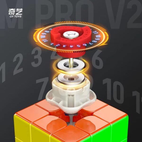 QiYi M PRO 3x3 v2 Pioneer (Magnetic, Ball Core, MagLev, UV Coated)