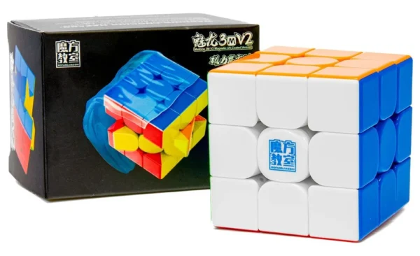 moyu-meilong-3x3-v2-magnetic-uv-coated-stickerless MoYu MeiLong V2 3x3 UV (Magnetic, UV Coated)