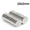 Imanes de NEODIMIO de 10x2 mm - Pack 25 unidades