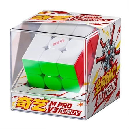 dd0bd8c4-cec4-4912-9ee0-f3d7479726d4 QiYi M Pro 3x3 V3 Pioneer UV (Magnetic, MagLev, Core Magnets, UV Coated)